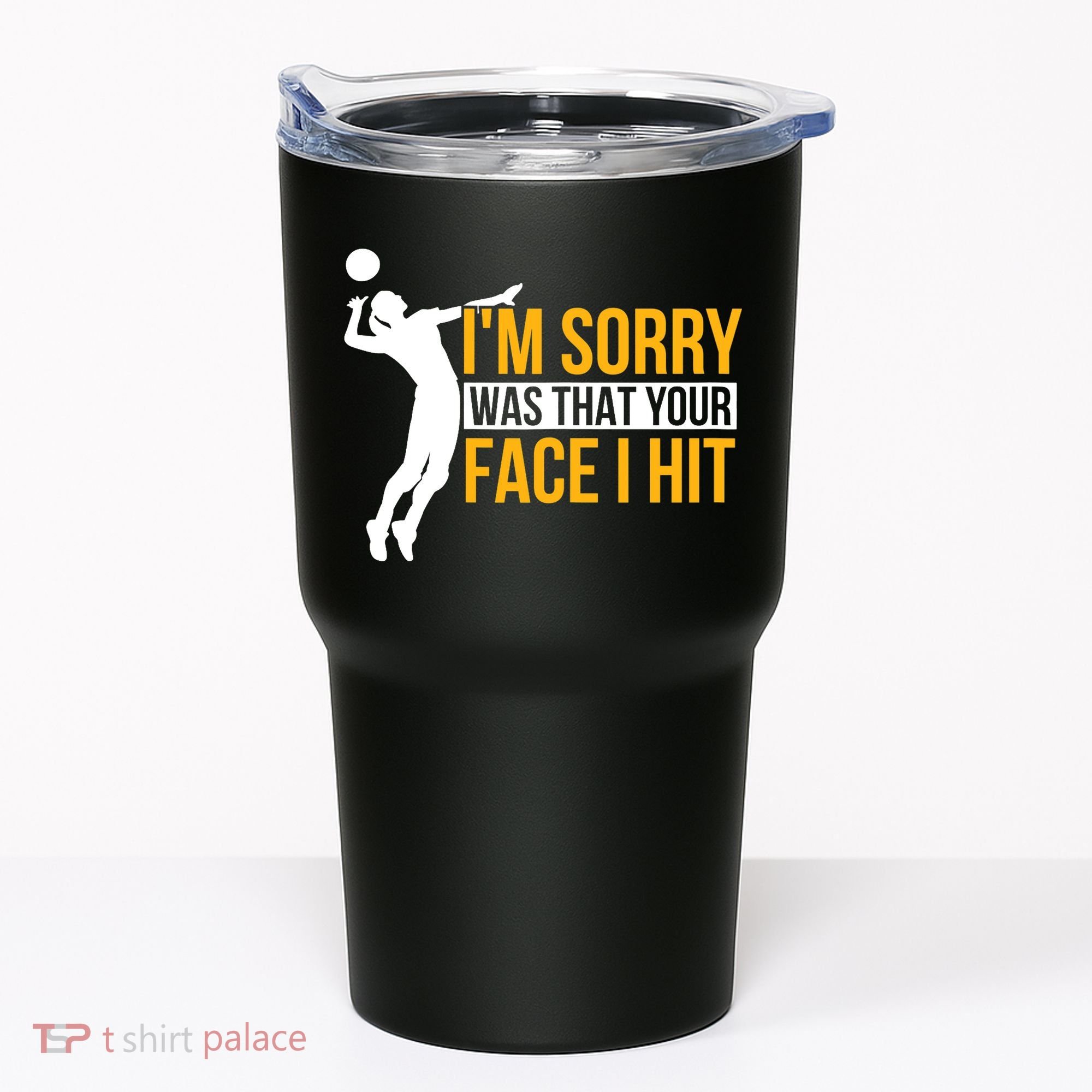 Wo Volleyballer Funny Volleyball Tumbler