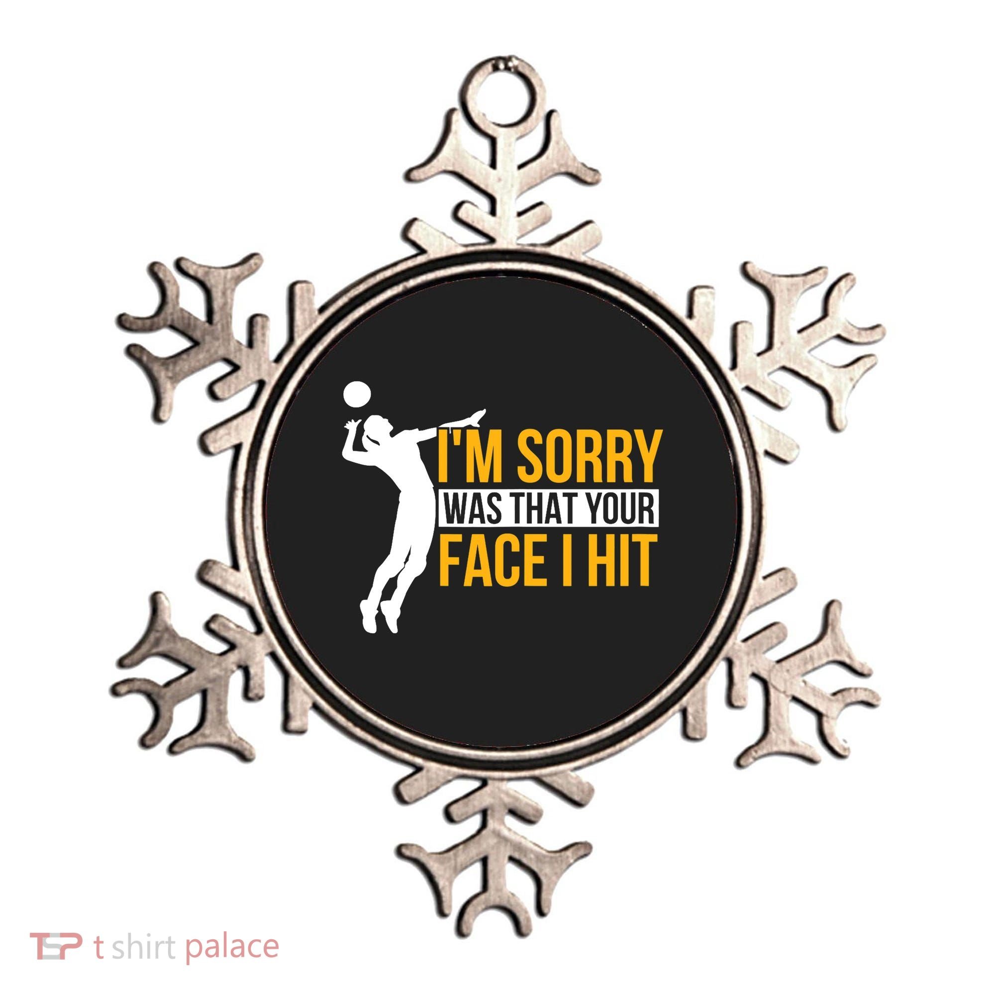 Wo Volleyballer Funny Volleyball Ornament