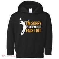 Wo Volleyballer Funny Volleyball Toddler Hoodie thumb 0