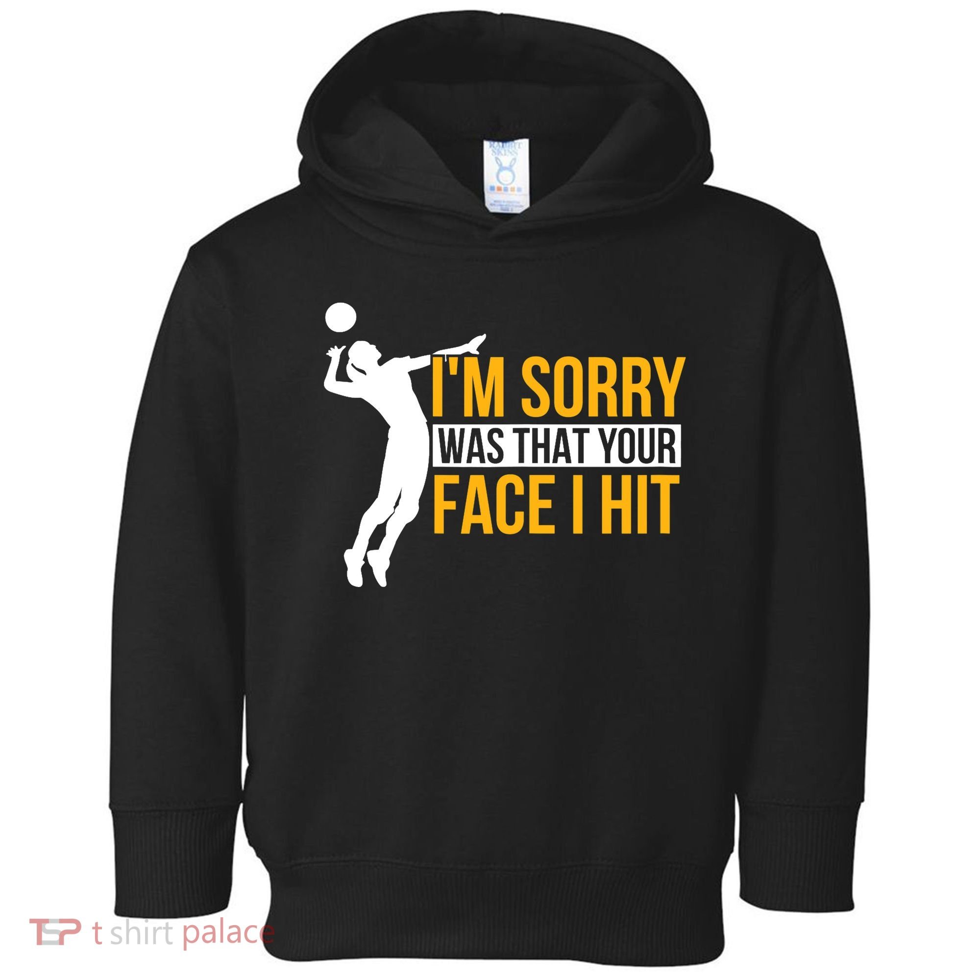 Wo Volleyballer Funny Volleyball Toddler Hoodie
