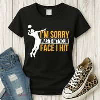 Wo Volleyballer Funny Volleyball Women's T-Shirt thumb 3