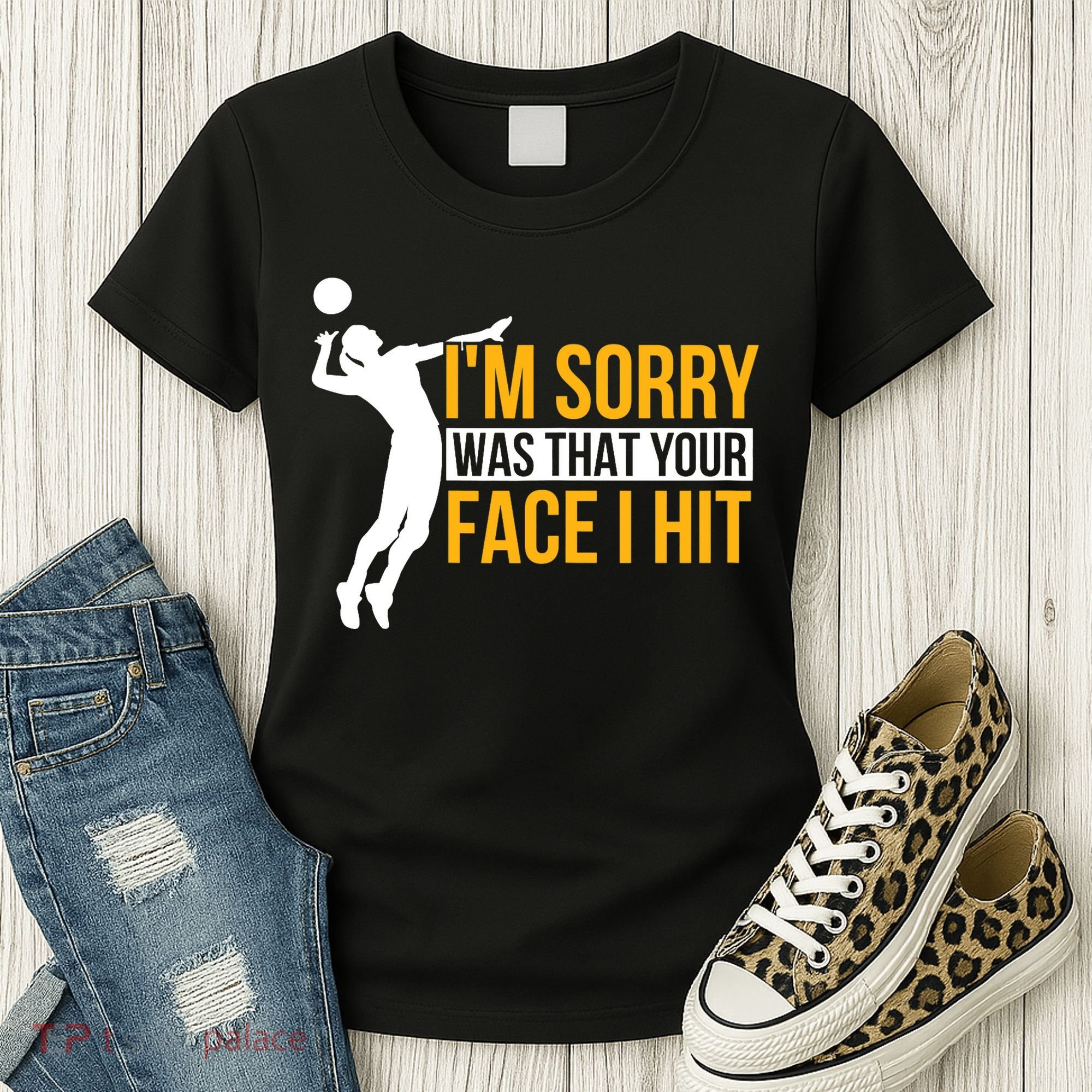 Wo Volleyballer Funny Volleyball Women's T-Shirt