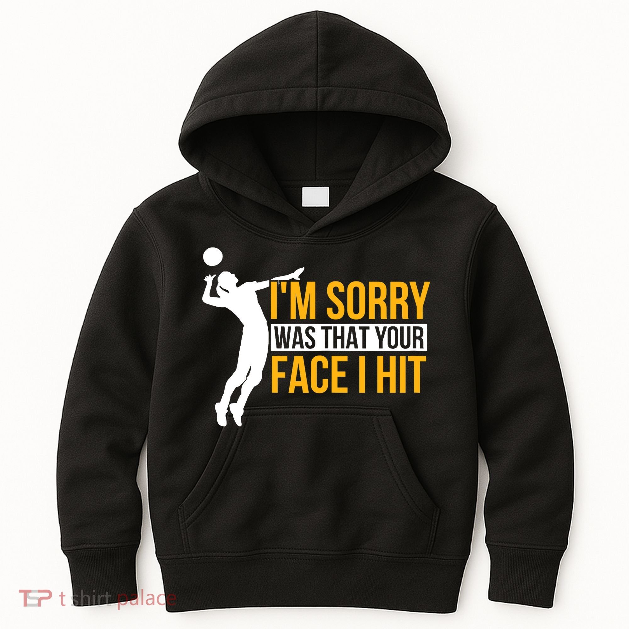Wo Volleyballer Funny Volleyball Kids Hoodie