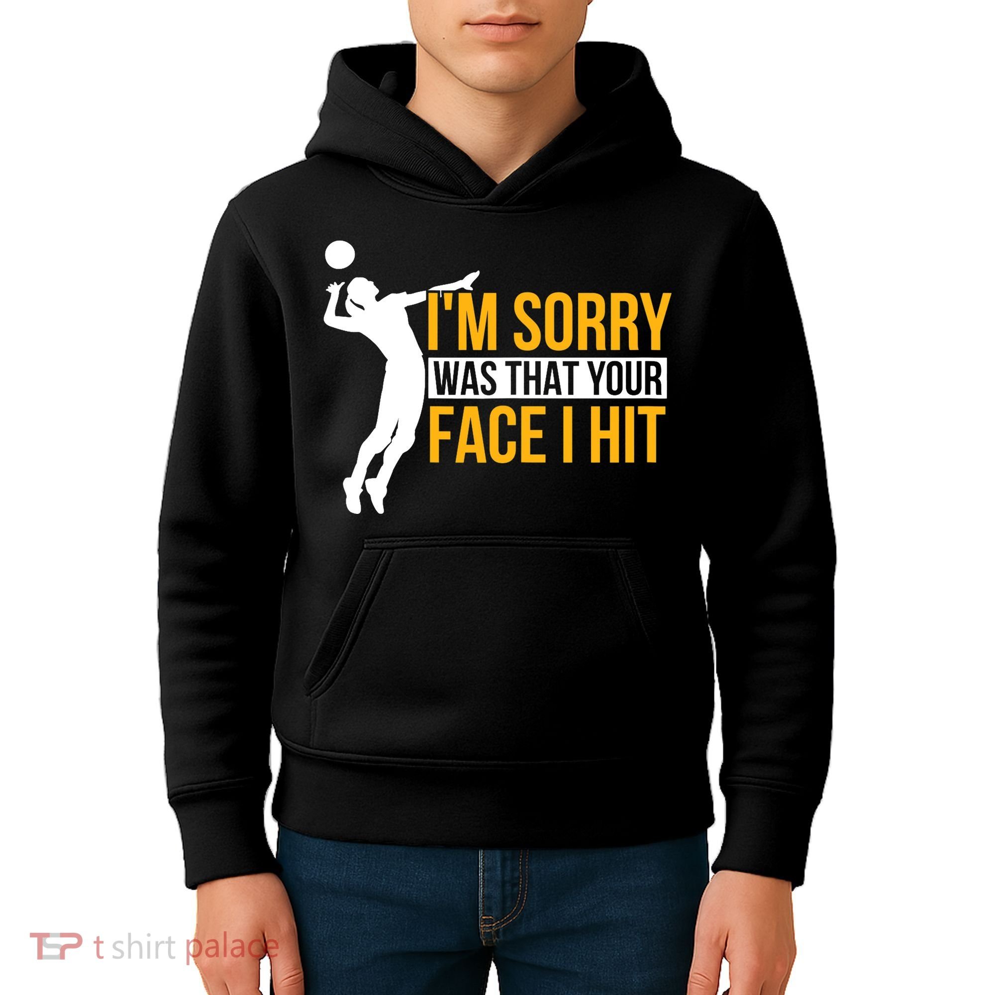 Wo Volleyballer Funny Volleyball Kids Hoodie