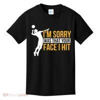 Wo Volleyballer Funny Volleyball Kids T-Shirt thumb 0