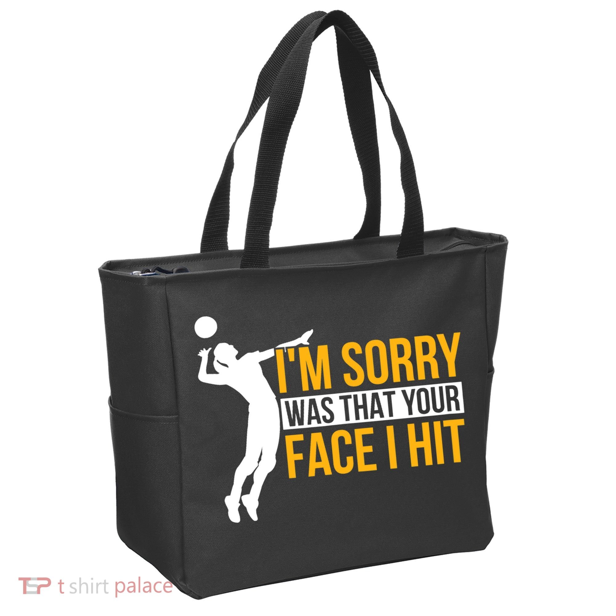 Wo Volleyballer Funny Volleyball Tote Bag
