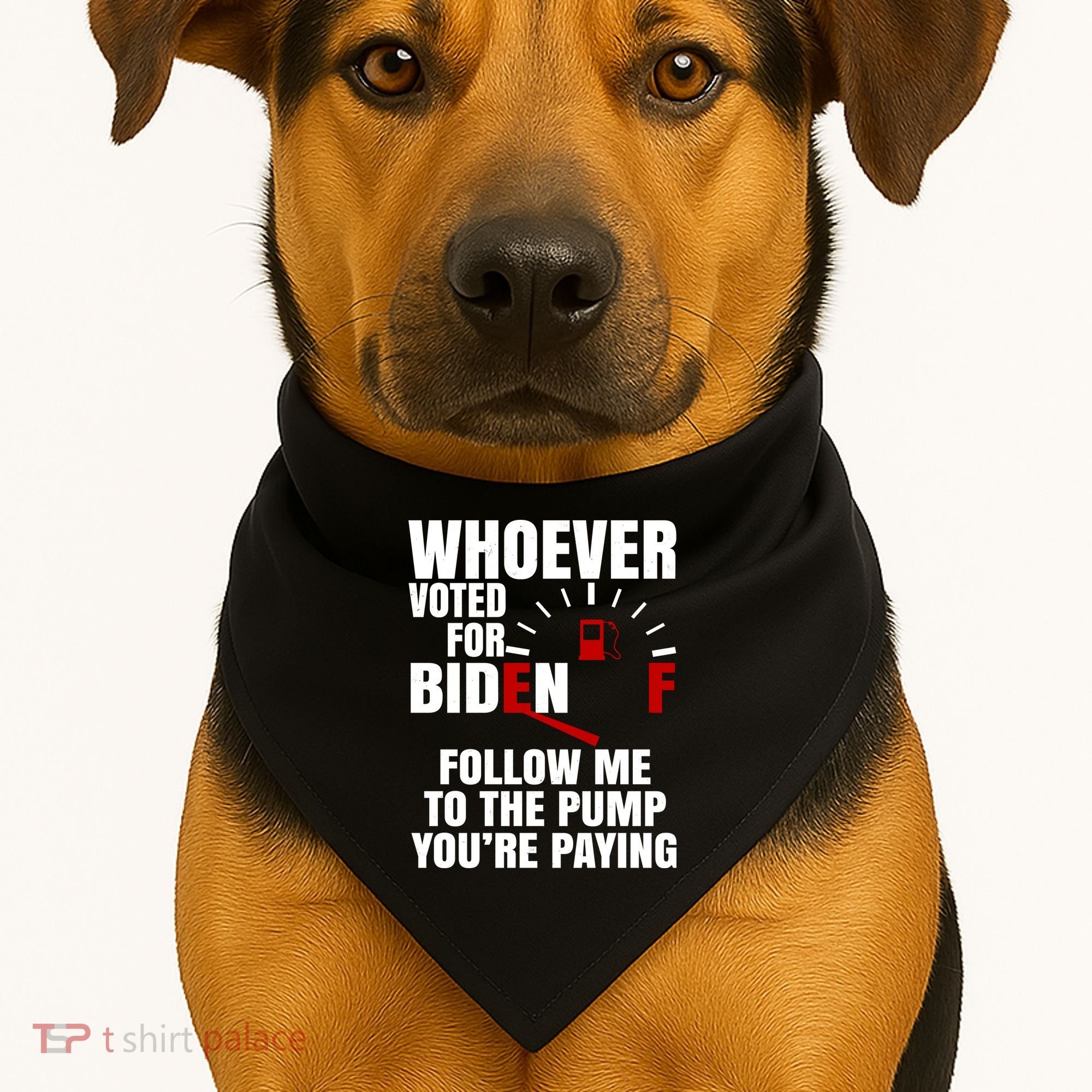 Whoever Voted For Biden You're Paying Funny USA-Made Doggie Bandana