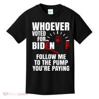 Whoever Voted For Biden You're Paying Funny Kids T-Shirt thumb 0