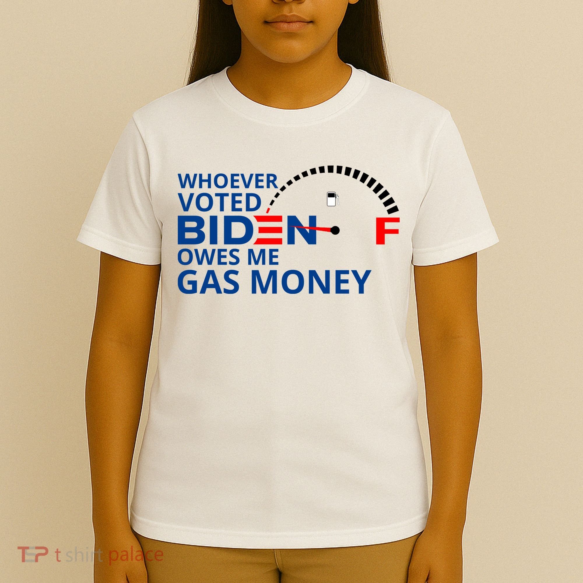 Whoever Voted For Biden Owes Me Gas Money T-Shirt