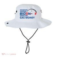 Whoever Voted For Biden Owes Me Gas Money Bucket Hat thumb 0