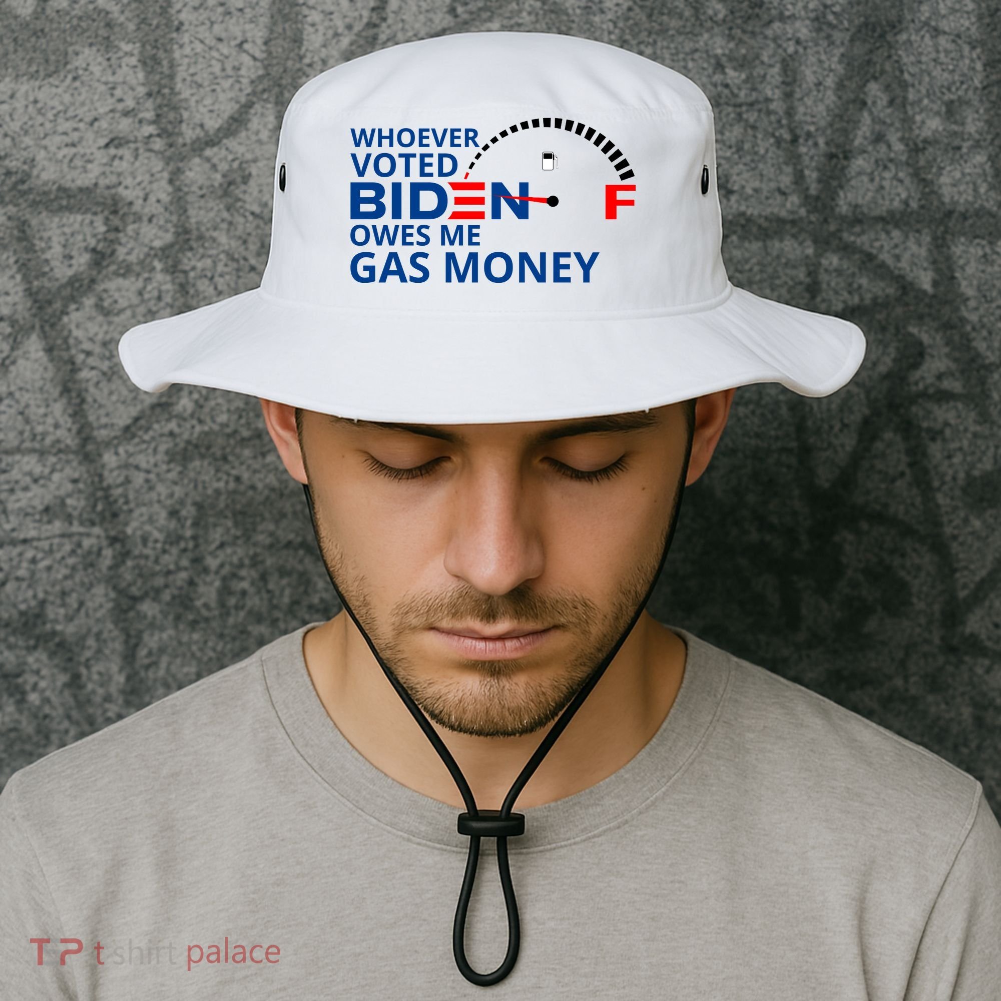 Whoever Voted For Biden Owes Me Gas Money Bucket Hat