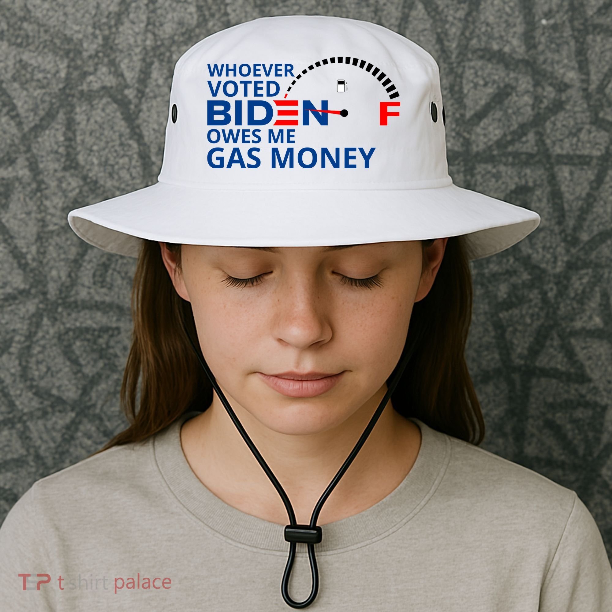 Whoever Voted For Biden Owes Me Gas Money Bucket Hat
