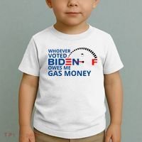 Whoever Voted For Biden Owes Me Gas Money Toddler T-Shirt thumb 2