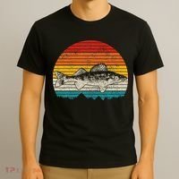Walleye Vintage Fishing  Walleye Fisherman Fish T-Shirt thumb 3