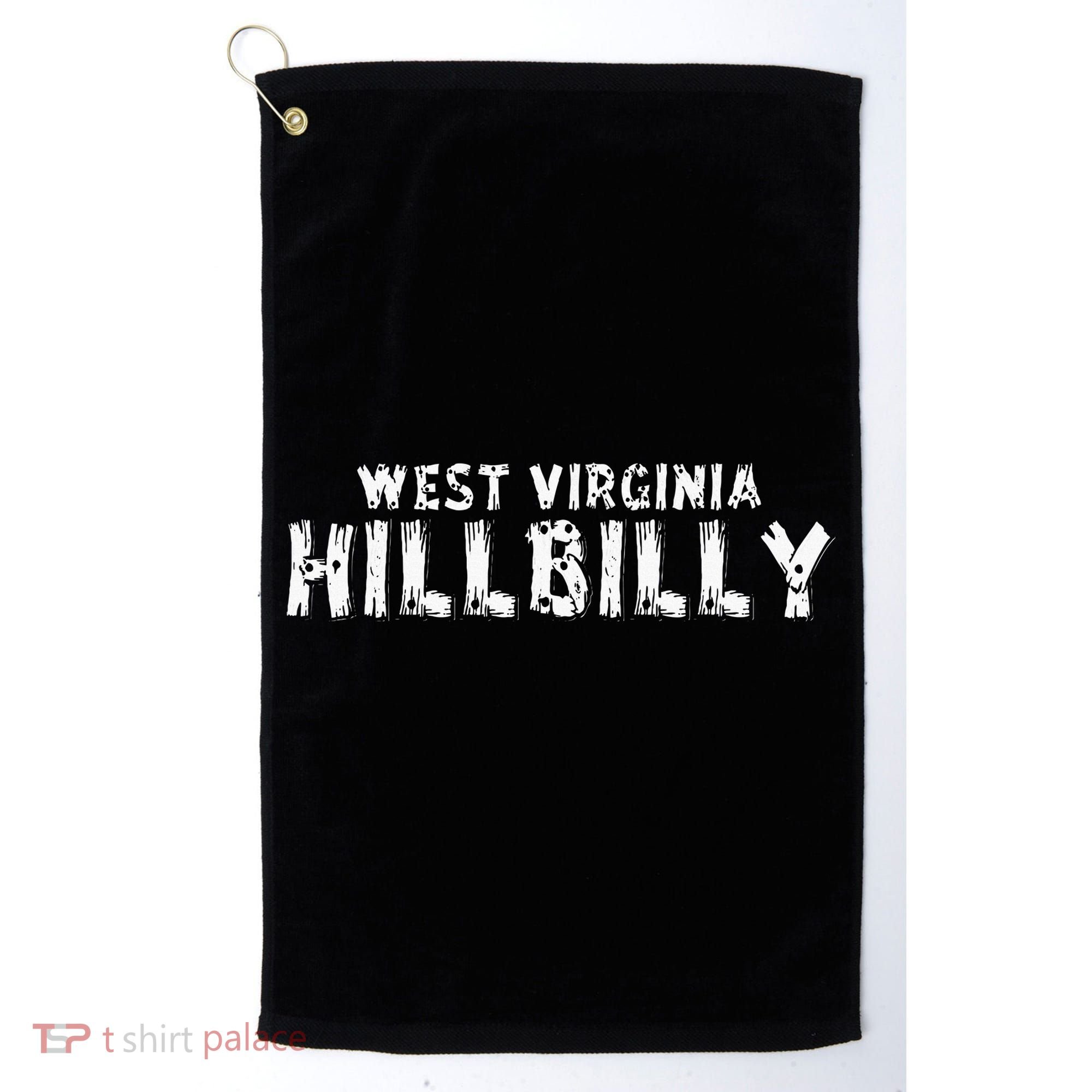 West Virginia Hillbilly Golf Towel