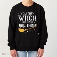 Witchy Vibes Halloween Present Women's Sweatshirt thumb 0