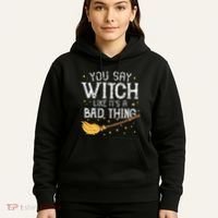 Witchy Vibes Halloween Present Hoodie thumb 5