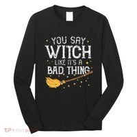 Witchy Vibes Halloween Present Long Sleeve Shirt thumb 0