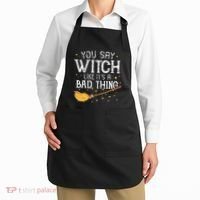 Witchy Vibes Halloween Present Apron thumb 2