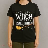 Witchy Vibes Halloween Present T-Shirt thumb 4