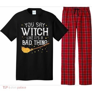 Witchy Vibes Halloween Present Pajama Set