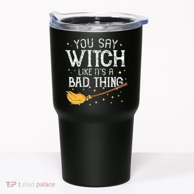 Witchy Vibes Halloween Present Tumbler