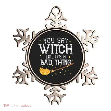 Witchy Vibes Halloween Present Ornament