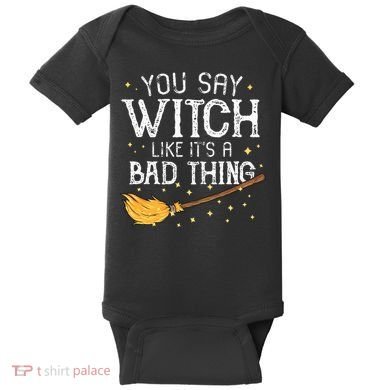 Witchy Vibes Halloween Present Baby Bodysuit