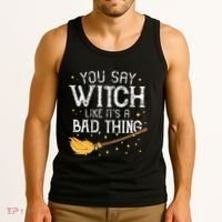 Witchy Vibes Halloween Present Tank Top thumb 3