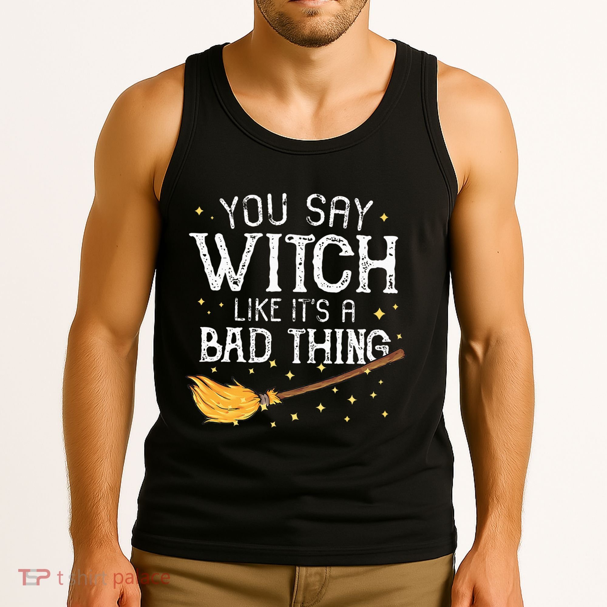 Witchy Vibes Halloween Present Tank Top