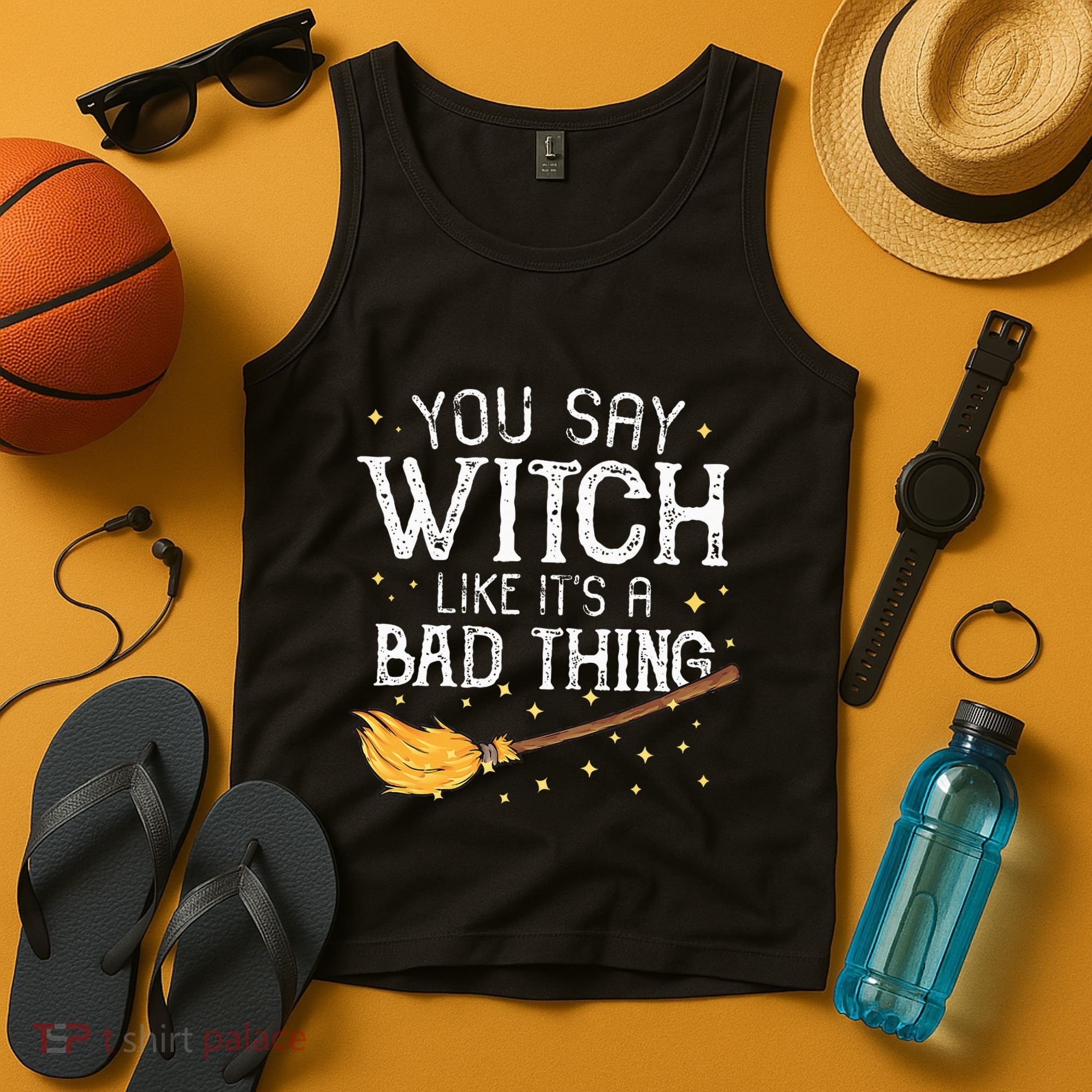 Witchy Vibes Halloween Present Tank Top