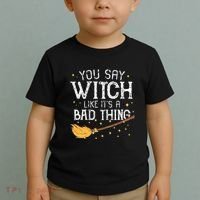 Witchy Vibes Halloween Present Toddler T-Shirt thumb 2