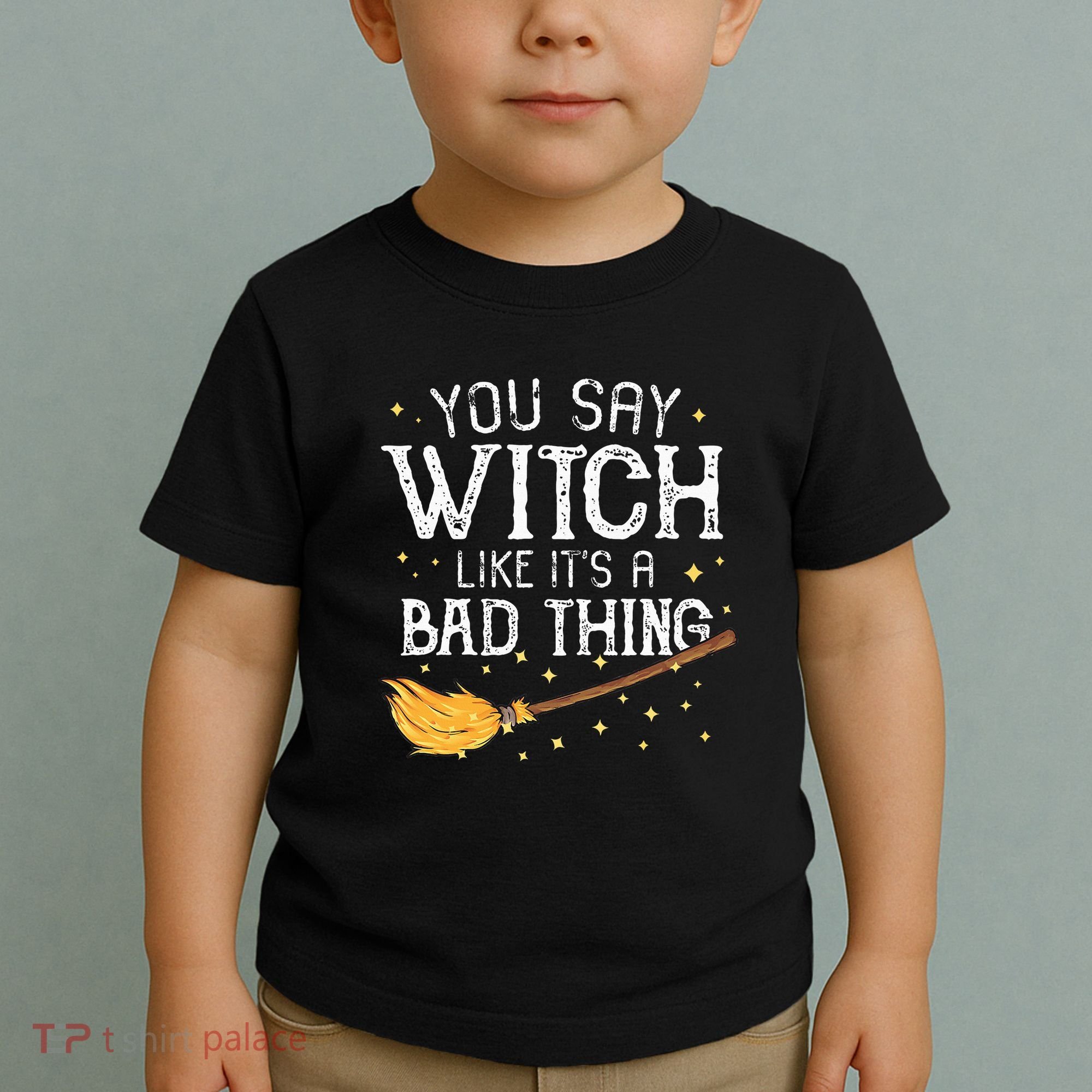 Witchy Vibes Halloween Present Toddler T-Shirt