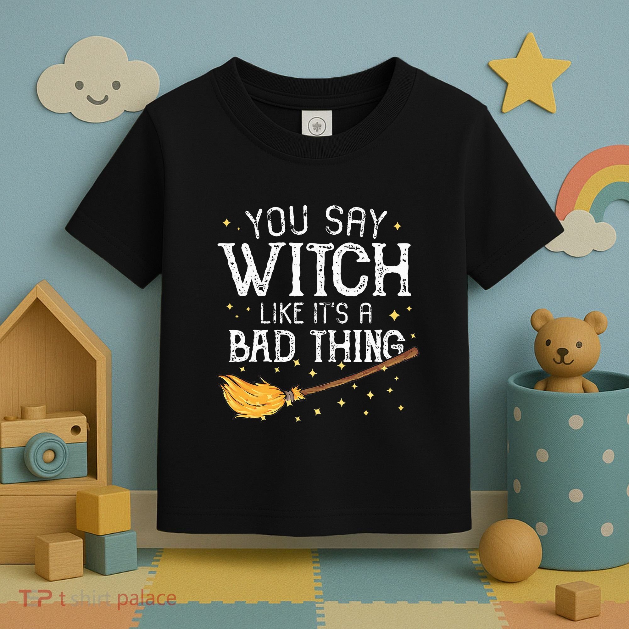Witchy Vibes Halloween Present Toddler T-Shirt
