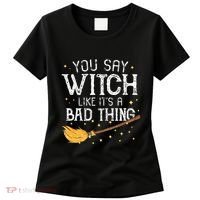 Witchy Vibes Halloween Present Women's T-Shirt thumb 0
