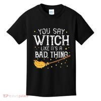 Witchy Vibes Halloween Present Kids T-Shirt thumb 0