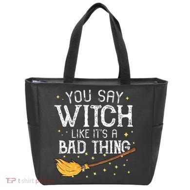 Witchy Vibes Halloween Present Tote Bag