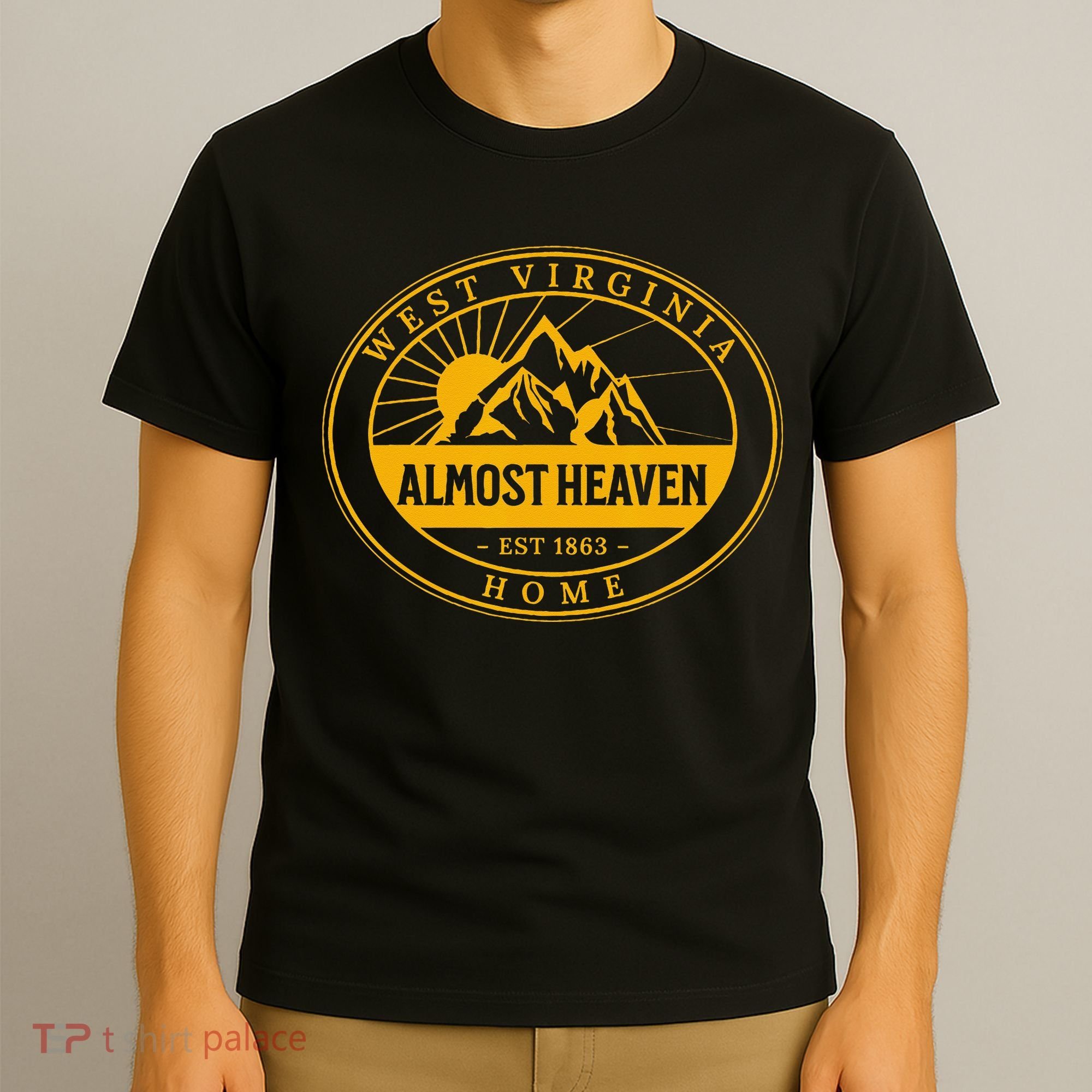 West Virginia Home 304 Almost Heaven Outdoors Vintage T-Shirt