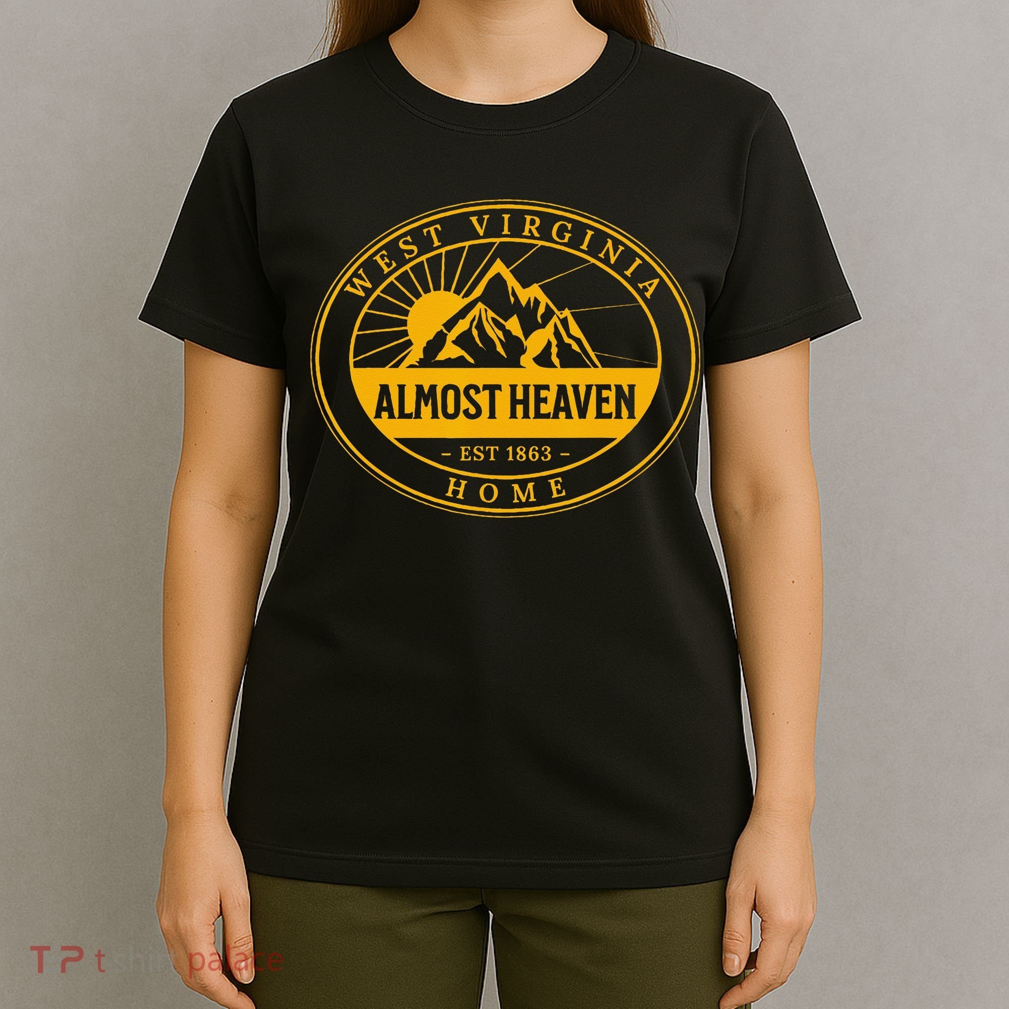 West Virginia Home 304 Almost Heaven Outdoors Vintage T-Shirt