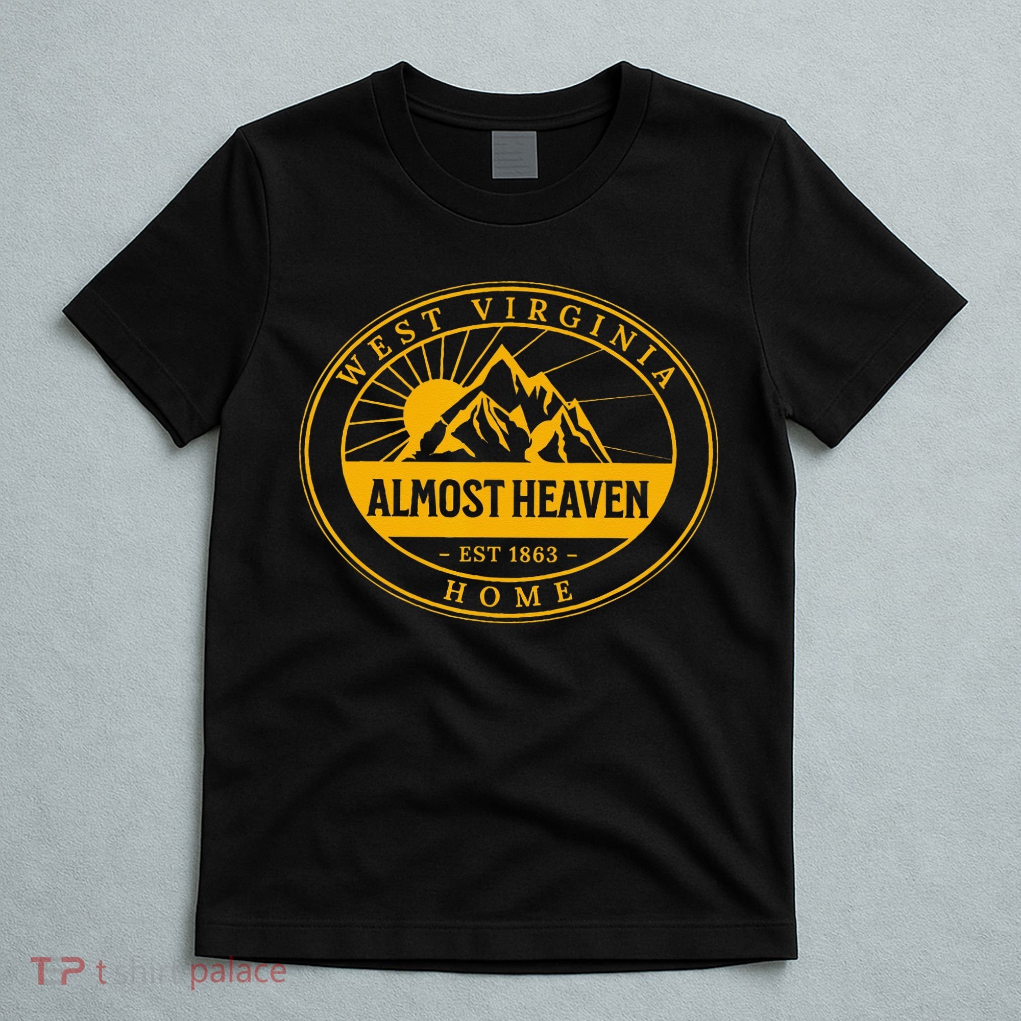 West Virginia Home 304 Almost Heaven Outdoors Vintage T-Shirt