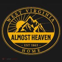 West Virginia Home 304 Almost Heaven Outdoors Vintage T-Shirt thumb 7