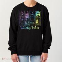 Witchy Vibes Halloween Spooky Season Women's Sweatshirt thumb 0