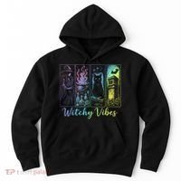 Witchy Vibes Halloween Spooky Season Hoodie thumb 0