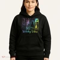 Witchy Vibes Halloween Spooky Season Hoodie thumb 5