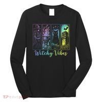 Witchy Vibes Halloween Spooky Season Long Sleeve Shirt thumb 0