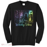 Witchy Vibes Halloween Spooky Season Sweatshirt thumb 0