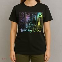 Witchy Vibes Halloween Spooky Season T-Shirt thumb 4
