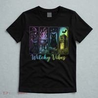 Witchy Vibes Halloween Spooky Season T-Shirt thumb 5