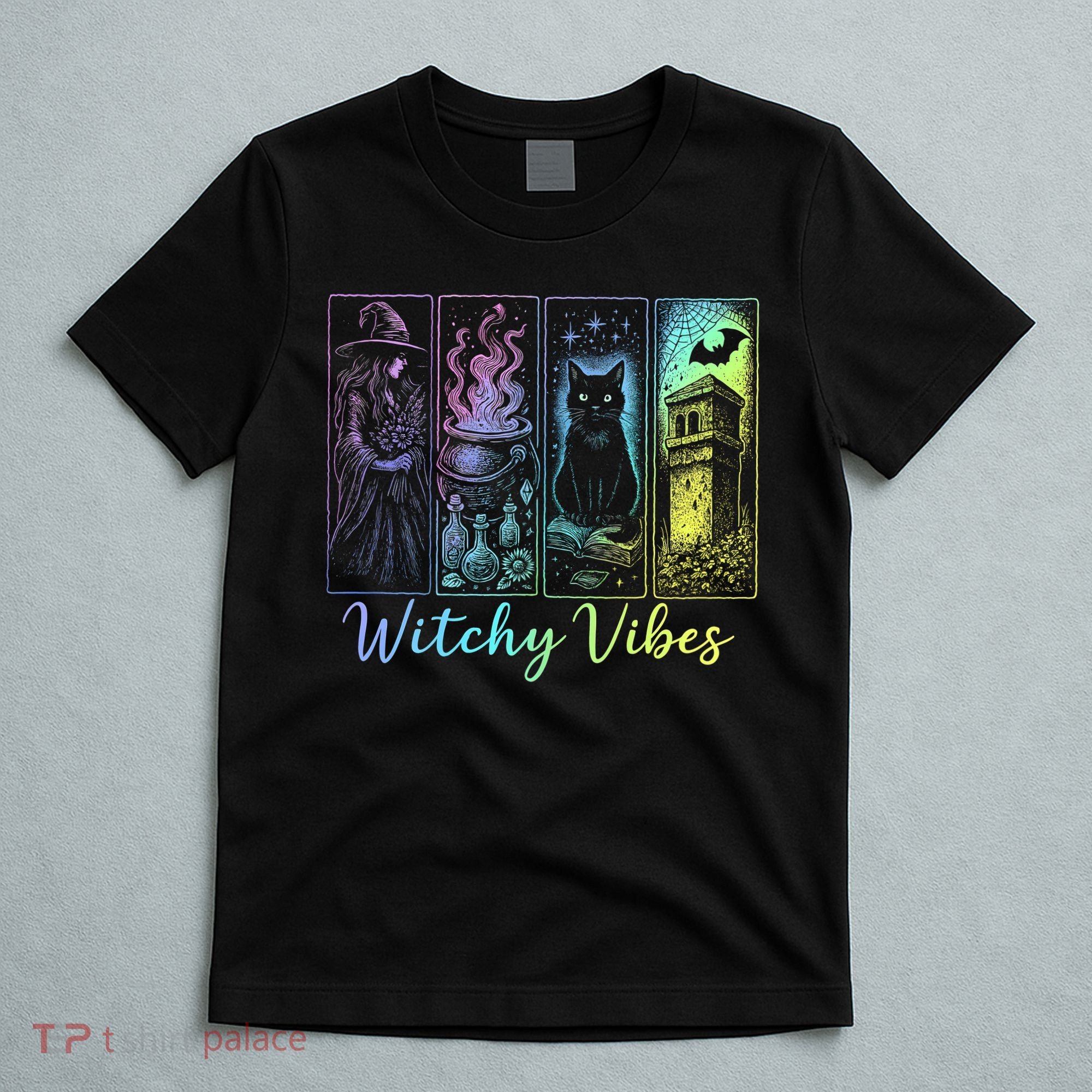 Witchy Vibes Halloween Spooky Season T-Shirt