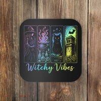 Witchy Vibes Halloween Spooky Season Coaster thumb 0